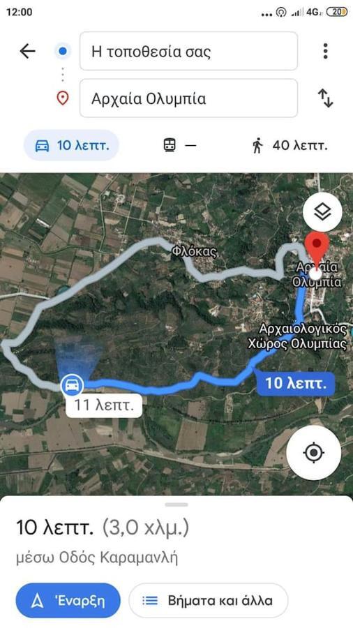 Mallios Country House Near Ancient Olympia Екстер'єр фото